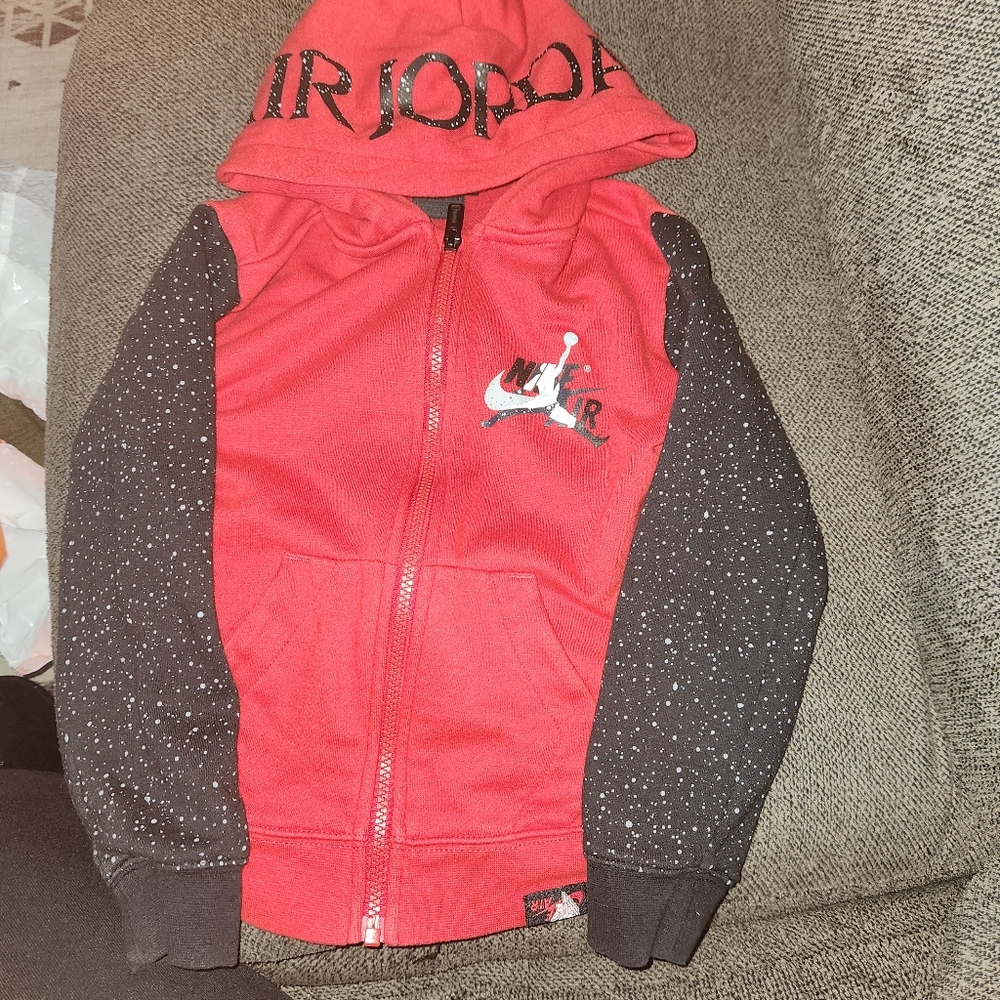 Air Jordan zip up kids hoodie